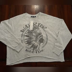 Cropped ocean drive clothing sweatshirt